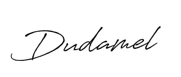 The best way (Antro_Vectra_Bolder) to make a short signature is to pick only two or three words in your name. The name Dudamel include a total of six letters. For converting this name. Dudamel signature style 7 images and pictures png