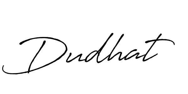 How to make Dudhat signature? Antro_Vectra_Bolder is a professional autograph style. Create handwritten signature for Dudhat name. Dudhat signature style 7 images and pictures png