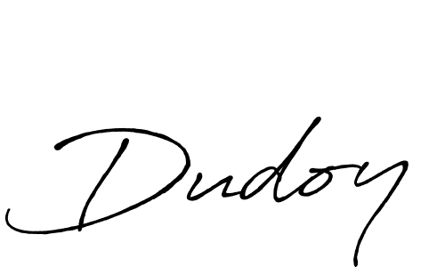 Make a beautiful signature design for name Dudoy. With this signature (Antro_Vectra_Bolder) style, you can create a handwritten signature for free. Dudoy signature style 7 images and pictures png