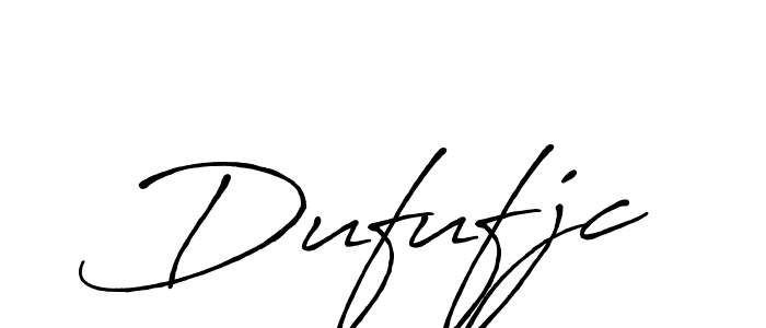 How to make Dufufjc name signature. Use Antro_Vectra_Bolder style for creating short signs online. This is the latest handwritten sign. Dufufjc signature style 7 images and pictures png