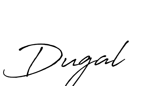 How to make Dugal signature? Antro_Vectra_Bolder is a professional autograph style. Create handwritten signature for Dugal name. Dugal signature style 7 images and pictures png