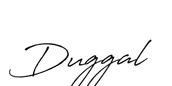 Make a beautiful signature design for name Duggal. With this signature (Antro_Vectra_Bolder) style, you can create a handwritten signature for free. Duggal signature style 7 images and pictures png
