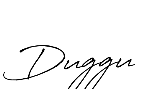 Make a beautiful signature design for name Duggu. With this signature (Antro_Vectra_Bolder) style, you can create a handwritten signature for free. Duggu signature style 7 images and pictures png