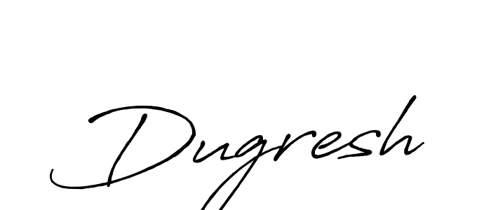 Create a beautiful signature design for name Dugresh. With this signature (Antro_Vectra_Bolder) fonts, you can make a handwritten signature for free. Dugresh signature style 7 images and pictures png