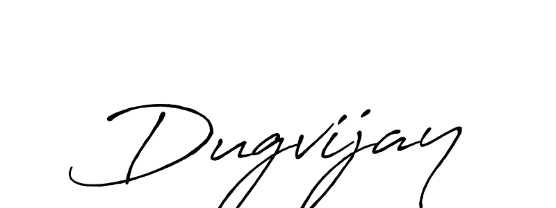 Design your own signature with our free online signature maker. With this signature software, you can create a handwritten (Antro_Vectra_Bolder) signature for name Dugvijay. Dugvijay signature style 7 images and pictures png