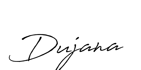 Dujana stylish signature style. Best Handwritten Sign (Antro_Vectra_Bolder) for my name. Handwritten Signature Collection Ideas for my name Dujana. Dujana signature style 7 images and pictures png