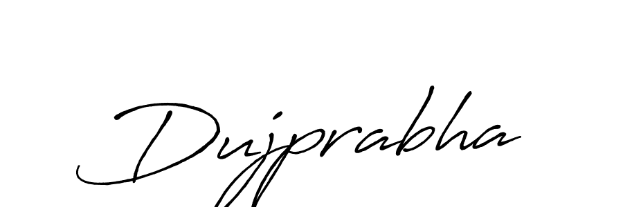 How to make Dujprabha signature? Antro_Vectra_Bolder is a professional autograph style. Create handwritten signature for Dujprabha name. Dujprabha signature style 7 images and pictures png