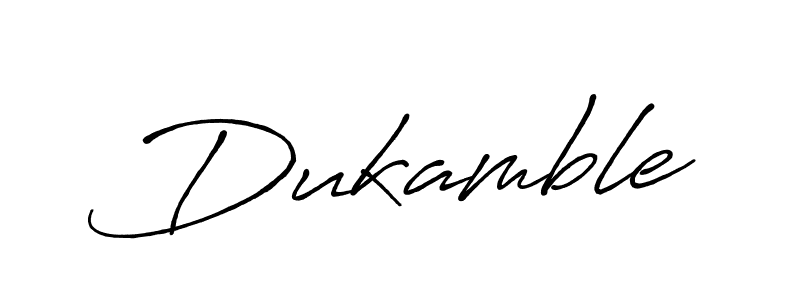 Create a beautiful signature design for name Dukamble. With this signature (Antro_Vectra_Bolder) fonts, you can make a handwritten signature for free. Dukamble signature style 7 images and pictures png