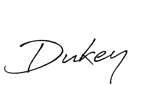 Design your own signature with our free online signature maker. With this signature software, you can create a handwritten (Antro_Vectra_Bolder) signature for name Dukey. Dukey signature style 7 images and pictures png