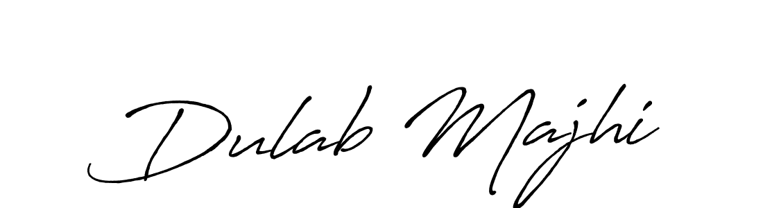 Dulab Majhi stylish signature style. Best Handwritten Sign (Antro_Vectra_Bolder) for my name. Handwritten Signature Collection Ideas for my name Dulab Majhi. Dulab Majhi signature style 7 images and pictures png