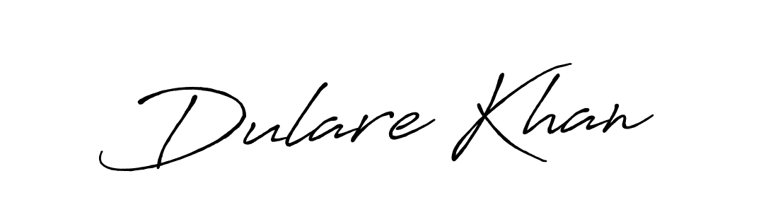 How to make Dulare Khan signature? Antro_Vectra_Bolder is a professional autograph style. Create handwritten signature for Dulare Khan name. Dulare Khan signature style 7 images and pictures png