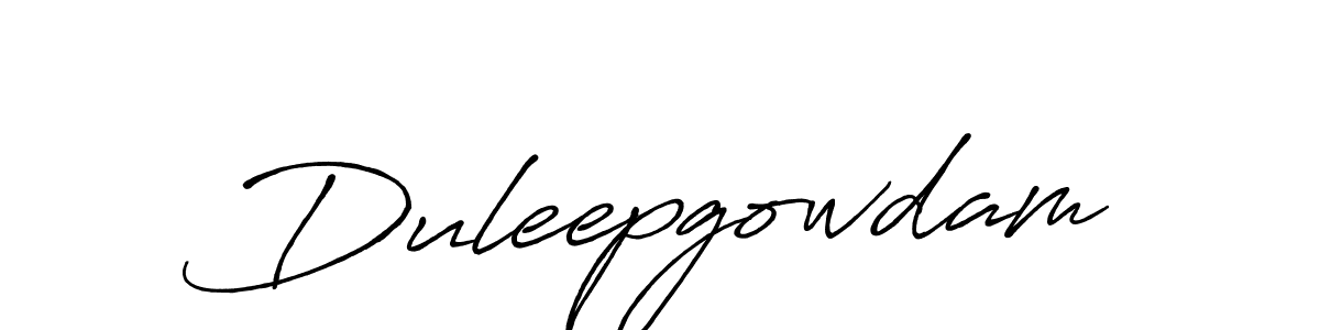 Also You can easily find your signature by using the search form. We will create Duleepgowdam name handwritten signature images for you free of cost using Antro_Vectra_Bolder sign style. Duleepgowdam signature style 7 images and pictures png