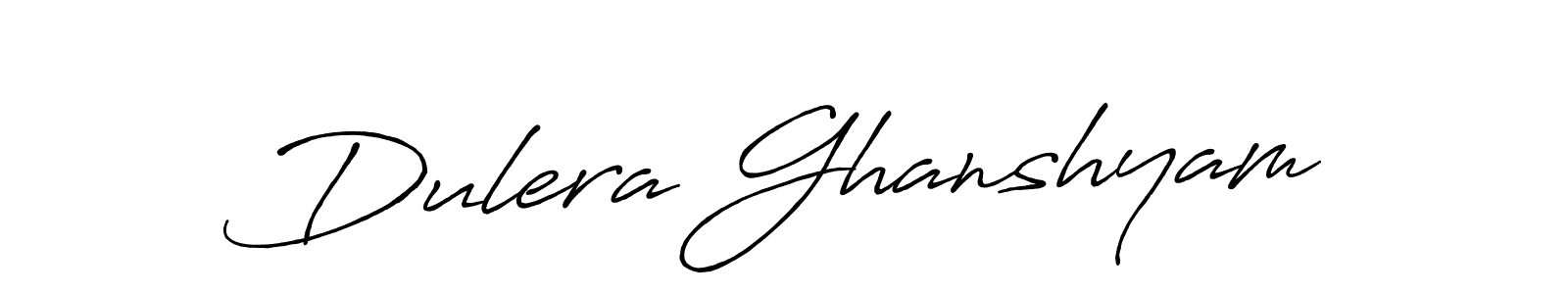Also You can easily find your signature by using the search form. We will create Dulera Ghanshyam name handwritten signature images for you free of cost using Antro_Vectra_Bolder sign style. Dulera Ghanshyam signature style 7 images and pictures png