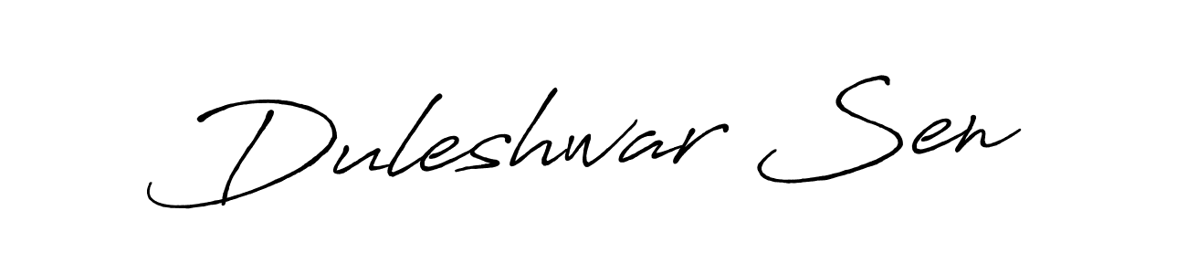 How to make Duleshwar Sen signature? Antro_Vectra_Bolder is a professional autograph style. Create handwritten signature for Duleshwar Sen name. Duleshwar Sen signature style 7 images and pictures png