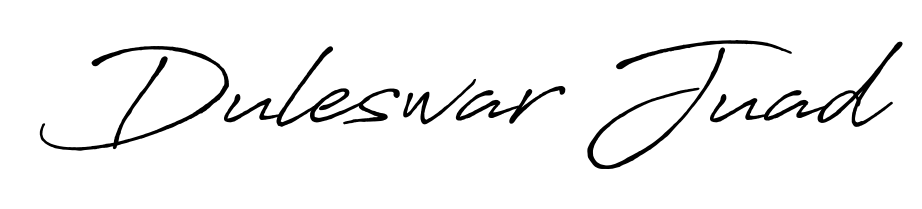 Make a beautiful signature design for name Duleswar Juad. With this signature (Antro_Vectra_Bolder) style, you can create a handwritten signature for free. Duleswar Juad signature style 7 images and pictures png