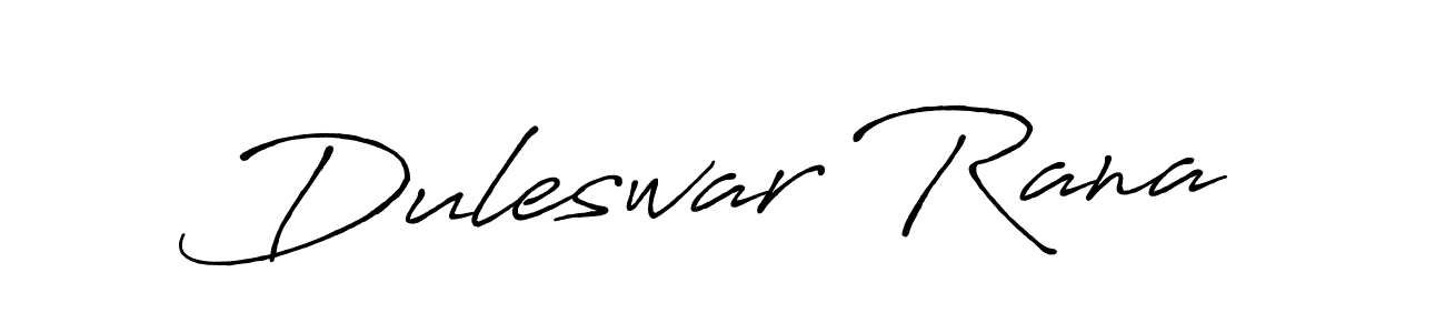 Make a beautiful signature design for name Duleswar Rana. Use this online signature maker to create a handwritten signature for free. Duleswar Rana signature style 7 images and pictures png