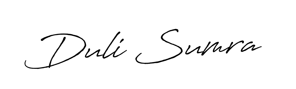 You should practise on your own different ways (Antro_Vectra_Bolder) to write your name (Duli Sumra) in signature. don't let someone else do it for you. Duli Sumra signature style 7 images and pictures png