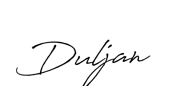 Design your own signature with our free online signature maker. With this signature software, you can create a handwritten (Antro_Vectra_Bolder) signature for name Duljan. Duljan signature style 7 images and pictures png