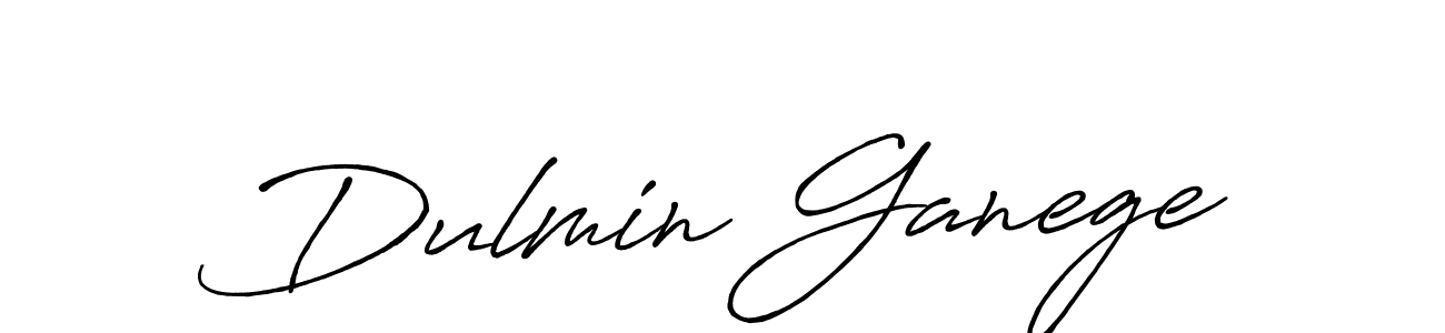 How to make Dulmin Ganege signature? Antro_Vectra_Bolder is a professional autograph style. Create handwritten signature for Dulmin Ganege name. Dulmin Ganege signature style 7 images and pictures png