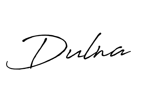 How to make Dulna signature? Antro_Vectra_Bolder is a professional autograph style. Create handwritten signature for Dulna name. Dulna signature style 7 images and pictures png