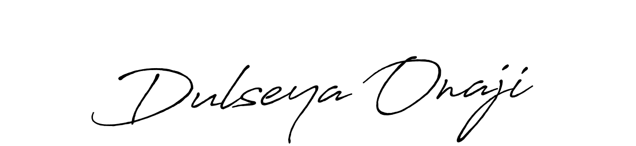 How to make Dulseya Onaji signature? Antro_Vectra_Bolder is a professional autograph style. Create handwritten signature for Dulseya Onaji name. Dulseya Onaji signature style 7 images and pictures png