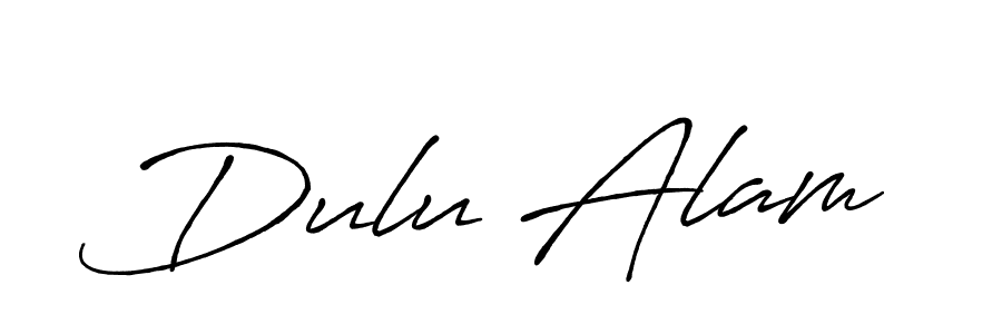 Make a beautiful signature design for name Dulu Alam. Use this online signature maker to create a handwritten signature for free. Dulu Alam signature style 7 images and pictures png