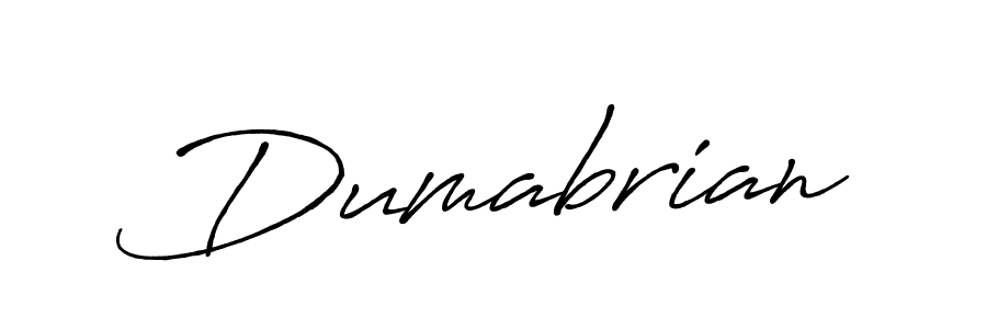 Design your own signature with our free online signature maker. With this signature software, you can create a handwritten (Antro_Vectra_Bolder) signature for name Dumabrian. Dumabrian signature style 7 images and pictures png