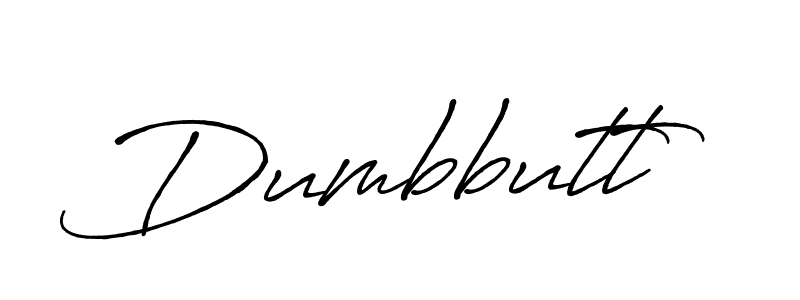 How to make Dumbbutt name signature. Use Antro_Vectra_Bolder style for creating short signs online. This is the latest handwritten sign. Dumbbutt signature style 7 images and pictures png