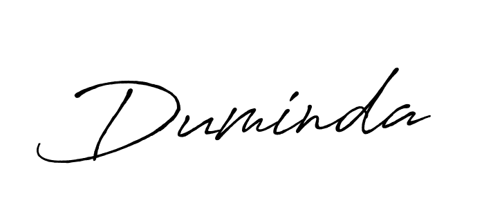 Duminda stylish signature style. Best Handwritten Sign (Antro_Vectra_Bolder) for my name. Handwritten Signature Collection Ideas for my name Duminda. Duminda signature style 7 images and pictures png