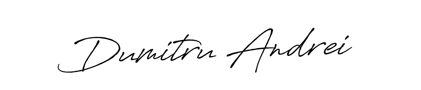 if you are searching for the best signature style for your name Dumitru Andrei. so please give up your signature search. here we have designed multiple signature styles  using Antro_Vectra_Bolder. Dumitru Andrei signature style 7 images and pictures png