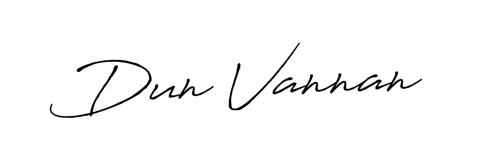 Use a signature maker to create a handwritten signature online. With this signature software, you can design (Antro_Vectra_Bolder) your own signature for name Dun Vannan. Dun Vannan signature style 7 images and pictures png