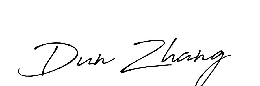 Use a signature maker to create a handwritten signature online. With this signature software, you can design (Antro_Vectra_Bolder) your own signature for name Dun Zhang. Dun Zhang signature style 7 images and pictures png