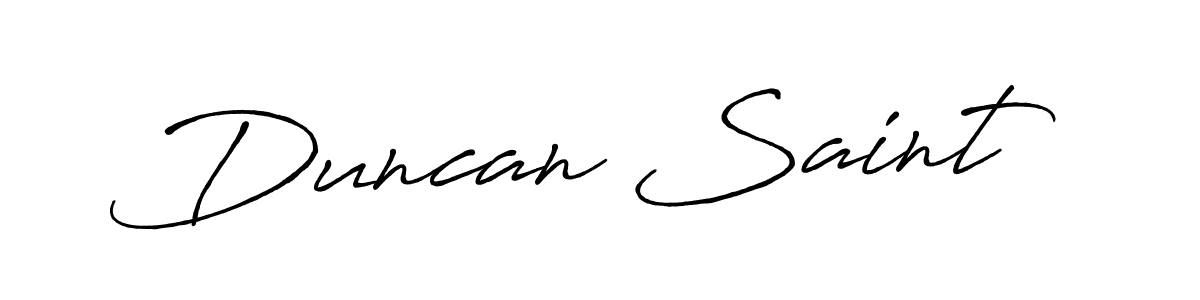 Make a beautiful signature design for name Duncan Saint. Use this online signature maker to create a handwritten signature for free. Duncan Saint signature style 7 images and pictures png