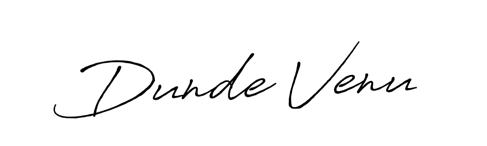 Similarly Antro_Vectra_Bolder is the best handwritten signature design. Signature creator online .You can use it as an online autograph creator for name Dunde Venu. Dunde Venu signature style 7 images and pictures png