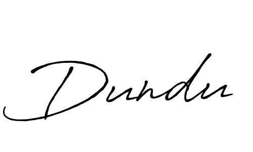 Design your own signature with our free online signature maker. With this signature software, you can create a handwritten (Antro_Vectra_Bolder) signature for name Dundu. Dundu signature style 7 images and pictures png