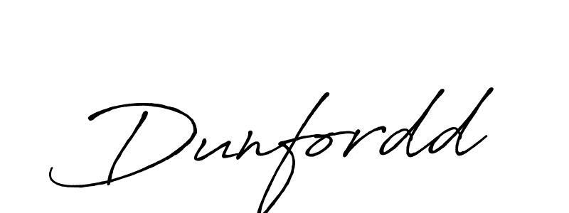 Antro_Vectra_Bolder is a professional signature style that is perfect for those who want to add a touch of class to their signature. It is also a great choice for those who want to make their signature more unique. Get Dunfordd name to fancy signature for free. Dunfordd signature style 7 images and pictures png