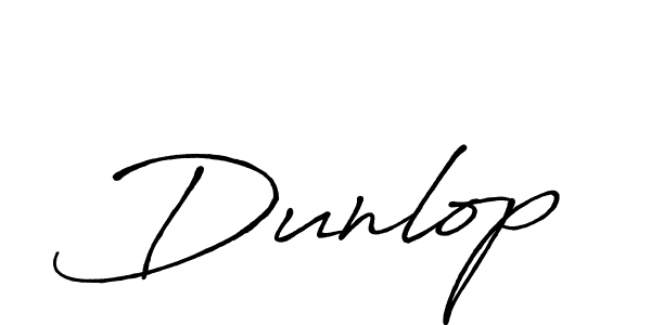 Create a beautiful signature design for name Dunlop. With this signature (Antro_Vectra_Bolder) fonts, you can make a handwritten signature for free. Dunlop signature style 7 images and pictures png