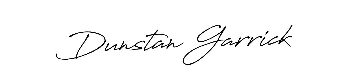 Make a short Dunstan Garrick signature style. Manage your documents anywhere anytime using Antro_Vectra_Bolder. Create and add eSignatures, submit forms, share and send files easily. Dunstan Garrick signature style 7 images and pictures png