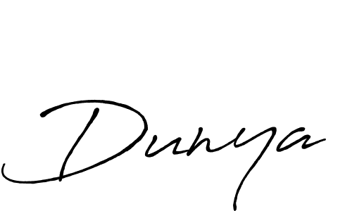 Also You can easily find your signature by using the search form. We will create Dunya name handwritten signature images for you free of cost using Antro_Vectra_Bolder sign style. Dunya signature style 7 images and pictures png