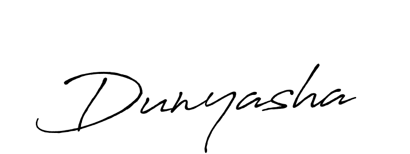 Also You can easily find your signature by using the search form. We will create Dunyasha name handwritten signature images for you free of cost using Antro_Vectra_Bolder sign style. Dunyasha signature style 7 images and pictures png