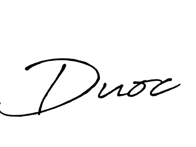Use a signature maker to create a handwritten signature online. With this signature software, you can design (Antro_Vectra_Bolder) your own signature for name Duoc. Duoc signature style 7 images and pictures png