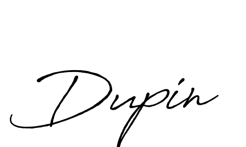 How to make Dupin name signature. Use Antro_Vectra_Bolder style for creating short signs online. This is the latest handwritten sign. Dupin signature style 7 images and pictures png
