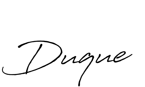 Also You can easily find your signature by using the search form. We will create Duque name handwritten signature images for you free of cost using Antro_Vectra_Bolder sign style. Duque signature style 7 images and pictures png