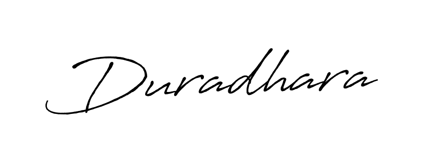 Duradhara stylish signature style. Best Handwritten Sign (Antro_Vectra_Bolder) for my name. Handwritten Signature Collection Ideas for my name Duradhara. Duradhara signature style 7 images and pictures png