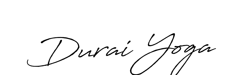 Also You can easily find your signature by using the search form. We will create Durai Yoga name handwritten signature images for you free of cost using Antro_Vectra_Bolder sign style. Durai Yoga signature style 7 images and pictures png