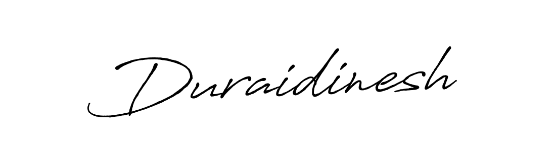 Make a beautiful signature design for name Duraidinesh. With this signature (Antro_Vectra_Bolder) style, you can create a handwritten signature for free. Duraidinesh signature style 7 images and pictures png