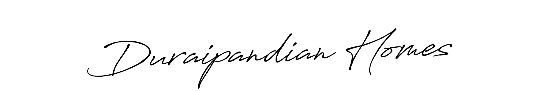 Use a signature maker to create a handwritten signature online. With this signature software, you can design (Antro_Vectra_Bolder) your own signature for name Duraipandian Homes. Duraipandian Homes signature style 7 images and pictures png