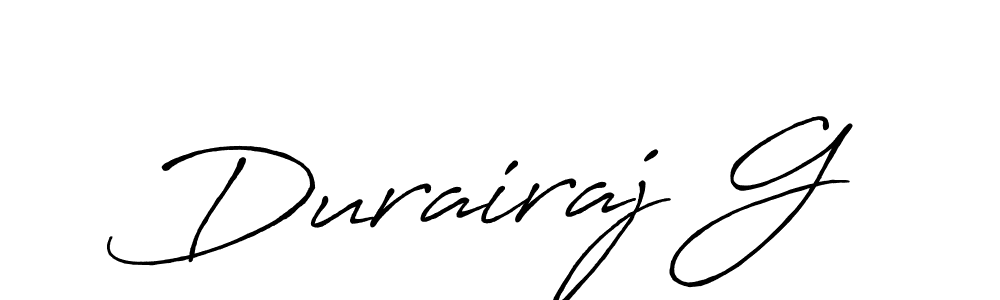 Make a beautiful signature design for name Durairaj G. Use this online signature maker to create a handwritten signature for free. Durairaj G signature style 7 images and pictures png