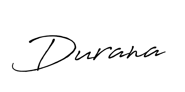 Create a beautiful signature design for name Durana. With this signature (Antro_Vectra_Bolder) fonts, you can make a handwritten signature for free. Durana signature style 7 images and pictures png