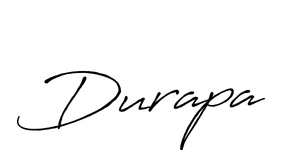 Design your own signature with our free online signature maker. With this signature software, you can create a handwritten (Antro_Vectra_Bolder) signature for name Durapa. Durapa signature style 7 images and pictures png